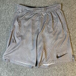 mens NIKE FLEX TRAINING SHORTS gray Mens L  Athletic Comfort DriFit (042)